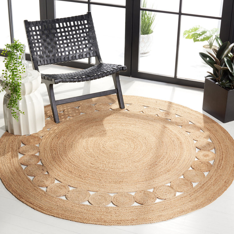 Bay Isle Home Round Casas Jute/Sisal Area Rug in Beige & Reviews Wayfair